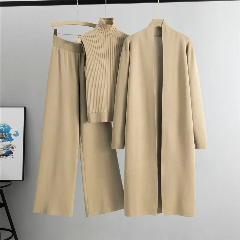 Winter Clothing Pants - Autumn Winter 3 Piece Set Women