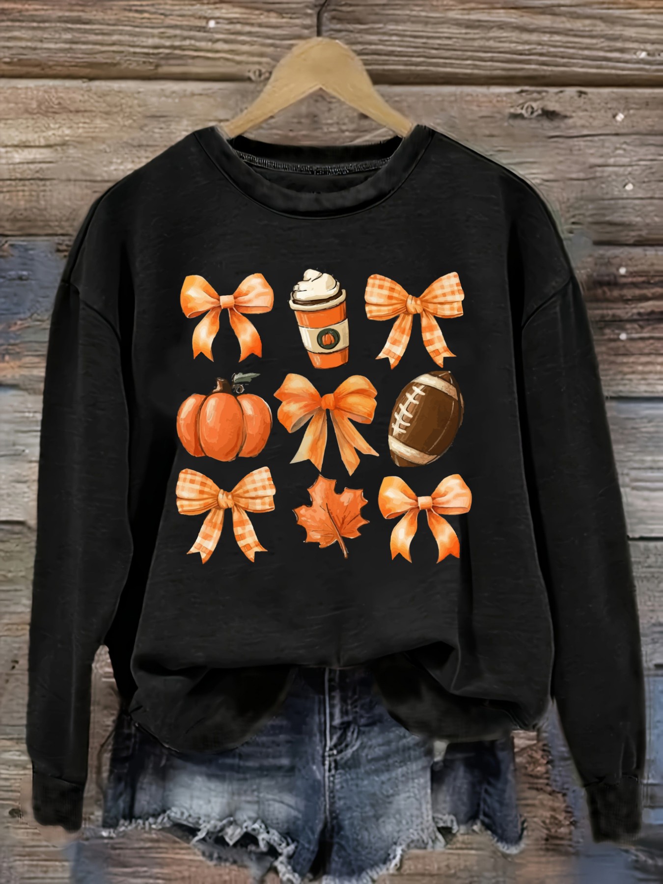 Winter Clothing Usa - Women's Casual Long Sleeve Crew Neck