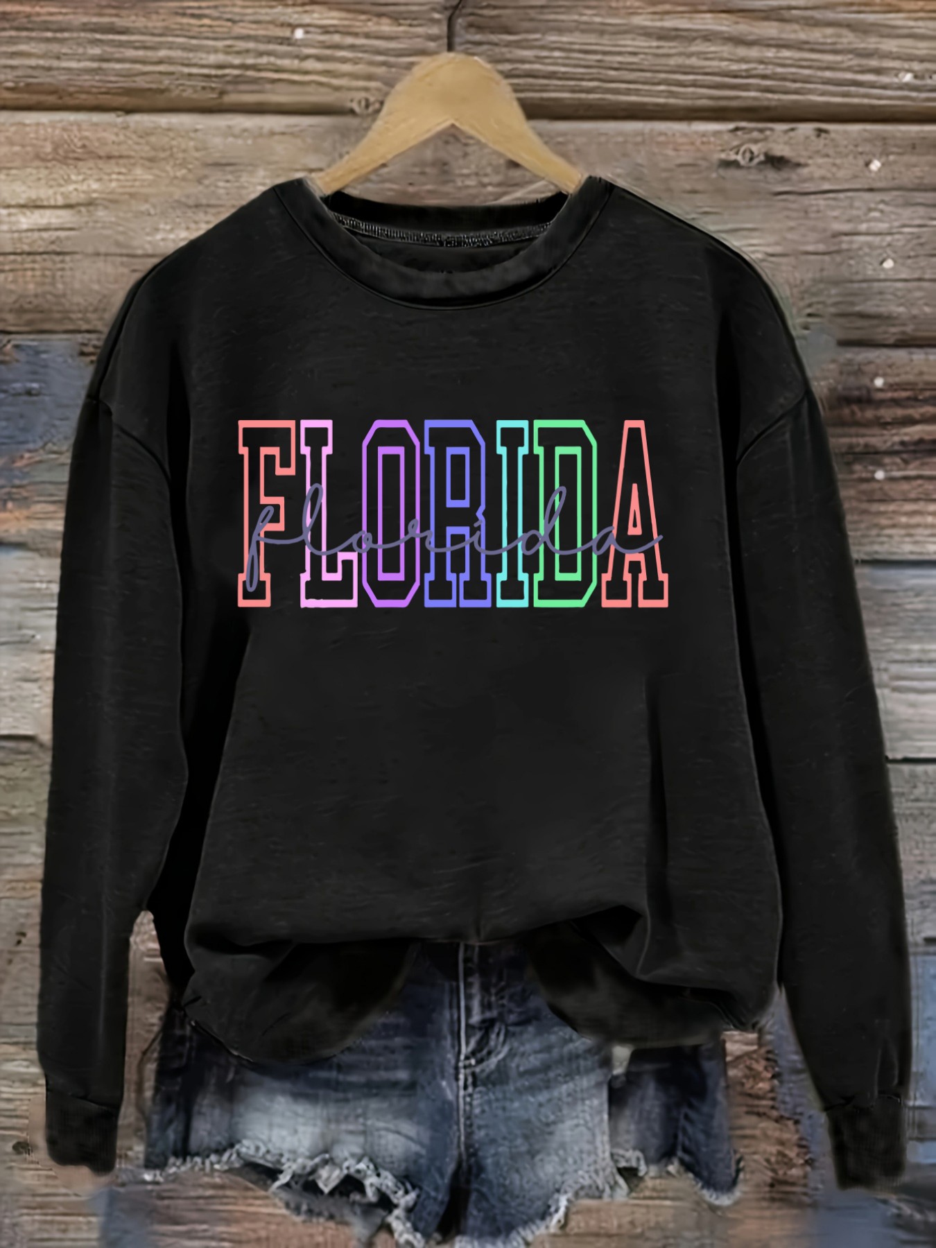 Winter Clothing Usa - Women's Casual Long Sleeve Crew Neck