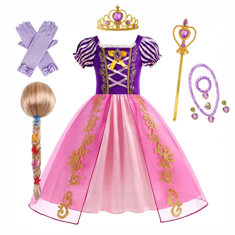 Winter Clothing Girls - Rapunzel Costume for Girls Princess Dress