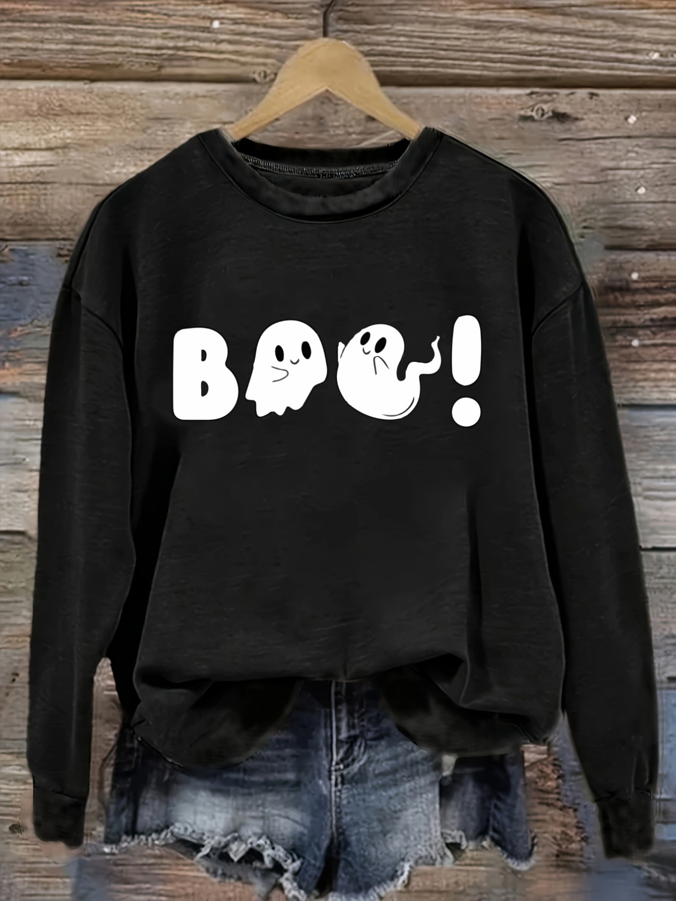 Winter Clothing Usa - Women's Casual Long Sleeve Crew Neck