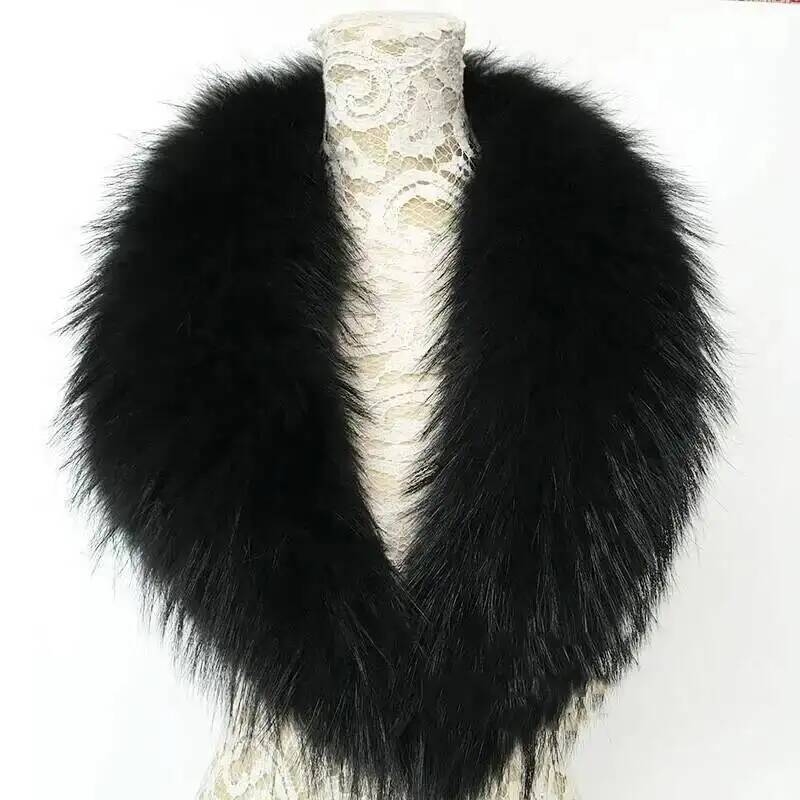 Natural Raccoon Fur Collar Rea - đánh giá và giá Winter Clothing For Sale