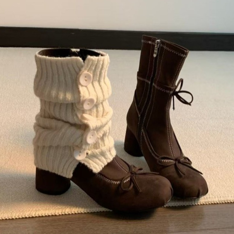 Bow High Heels Women Boots New - đánh giá và giá Winter Clothing Trends 2025