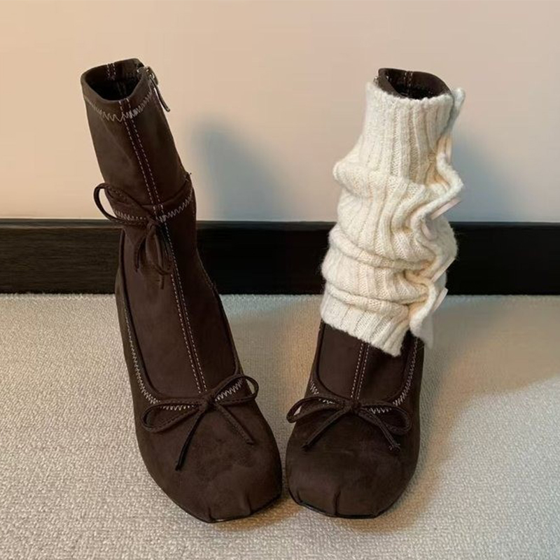 Bow High Heels Women Boots New - đánh giá và giá Winter Clothing Trends 2025