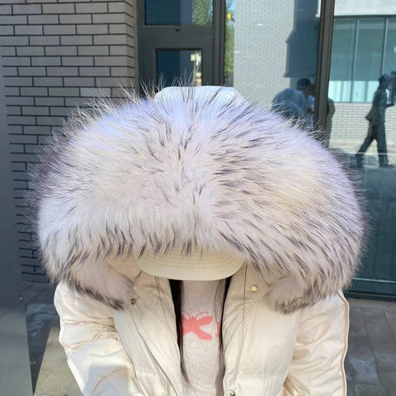 Raccoon Fur Collars For Jacket - đánh giá và giá Winter Clothing For Sale