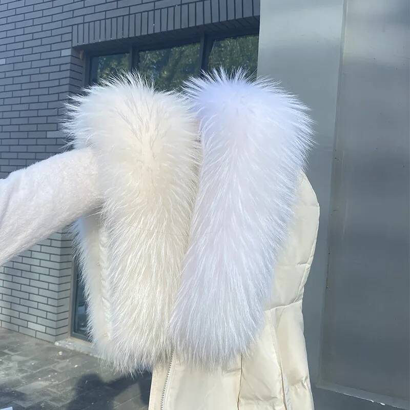 Raccoon Fur Collars For Jacket - đánh giá và giá Winter Clothing For Sale