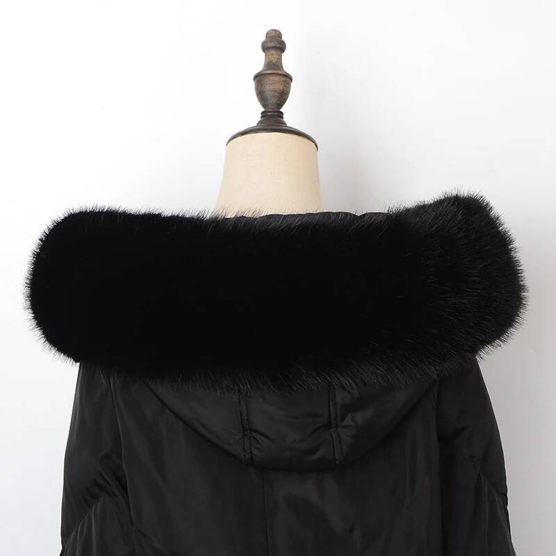 Winter Coat Fur Collar Faux Fu - đánh giá và giá Winter Clothing For Sale
