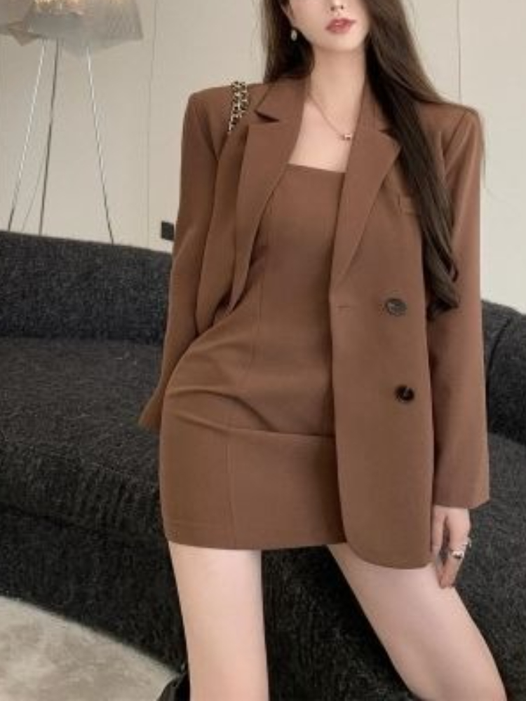 Autumn Winter Brown Elegant 2  - đánh giá và giá Winter Clothing For Sale