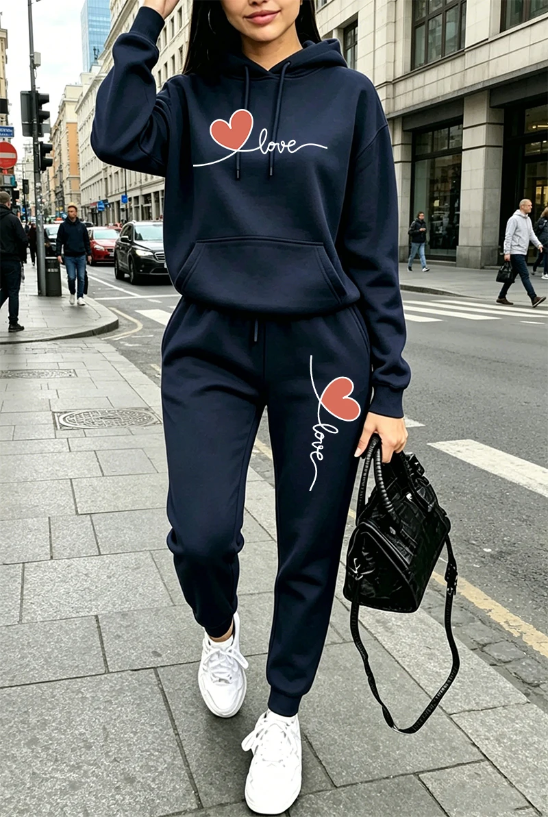 Womens Tracksuit Print Casual  - đánh giá và giá Winter Clothing Usa