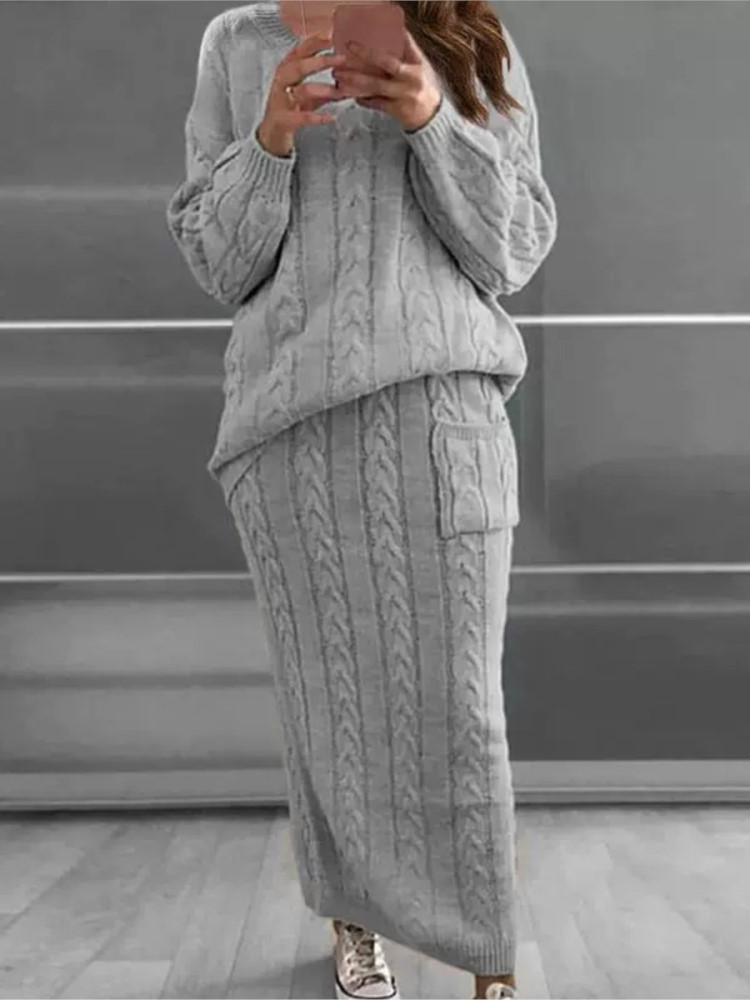 Fashion Knit Sweater Sets For  - đánh giá và giá Winter Clothing Girls