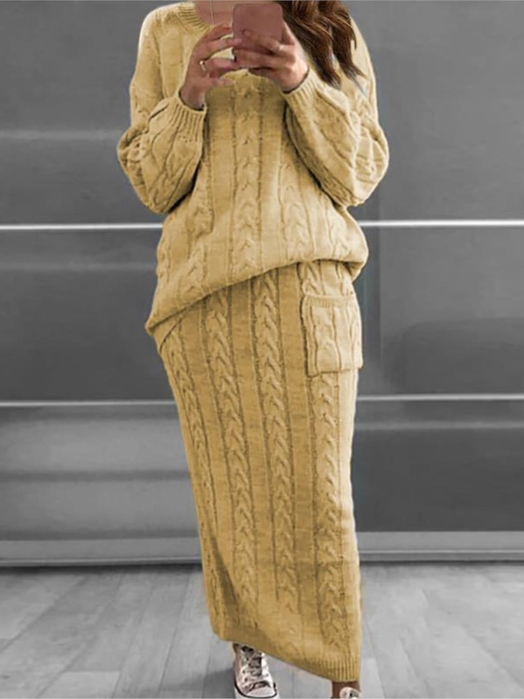Fashion Knit Sweater Sets For  - đánh giá và giá Winter Clothing Girls