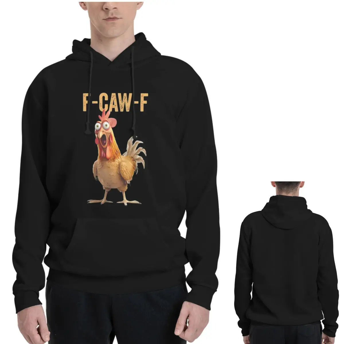 F-Caw-F Funny Chicken FCAWF Hu - đánh giá và giá Winter Clothing Quotes