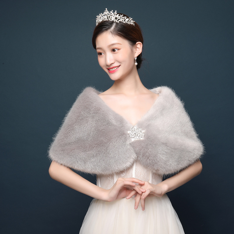 Phụ Nữ Cô Dâu Khăn Choàng Cưới - đánh giá và giá Winter Clothing For Sale