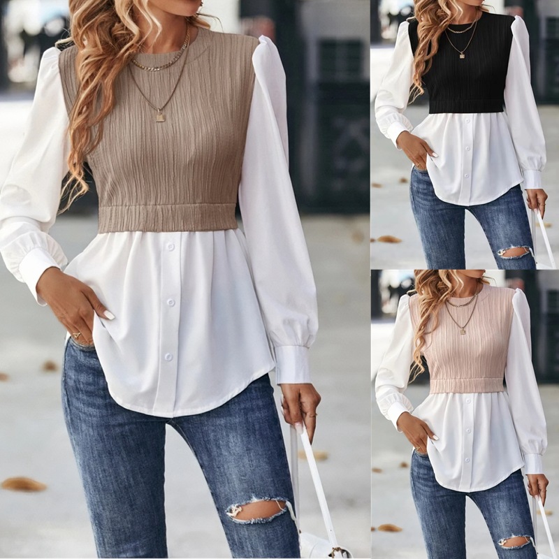 Women's New White Blouse Sprin - đánh giá và giá Winter Clothing Girls