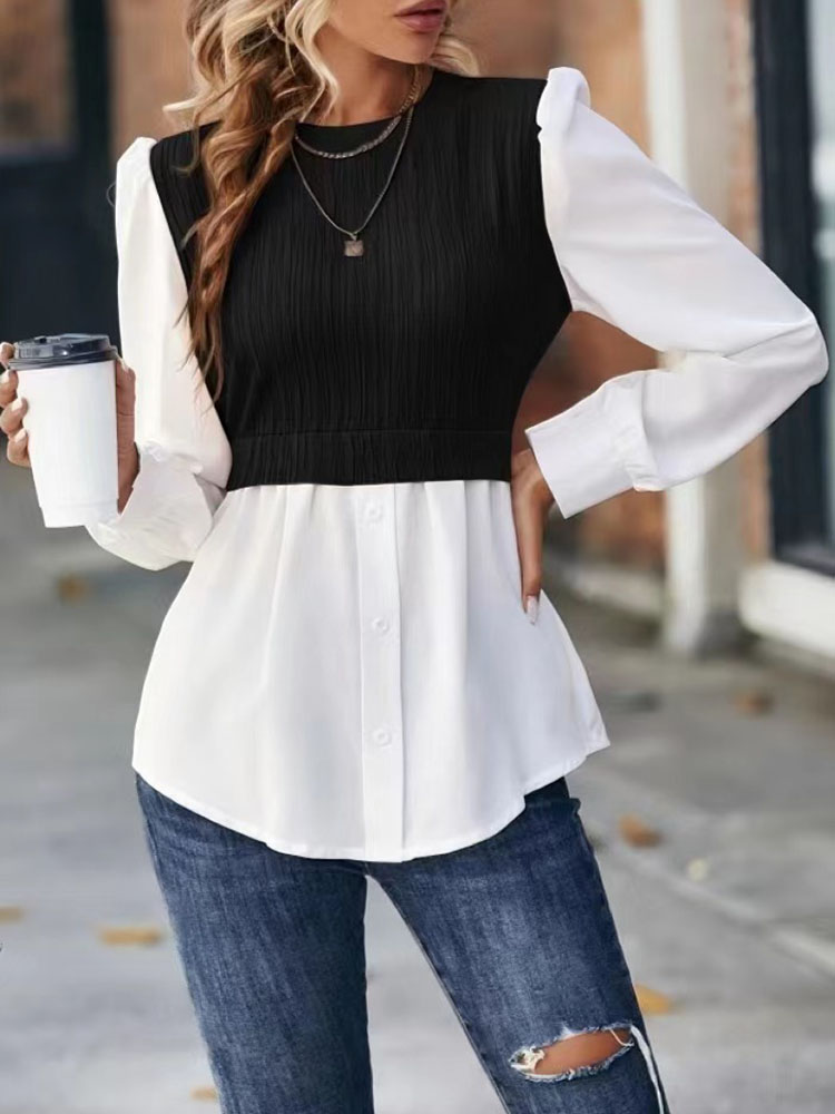 Women's New White Blouse Sprin - đánh giá và giá Winter Clothing Girls