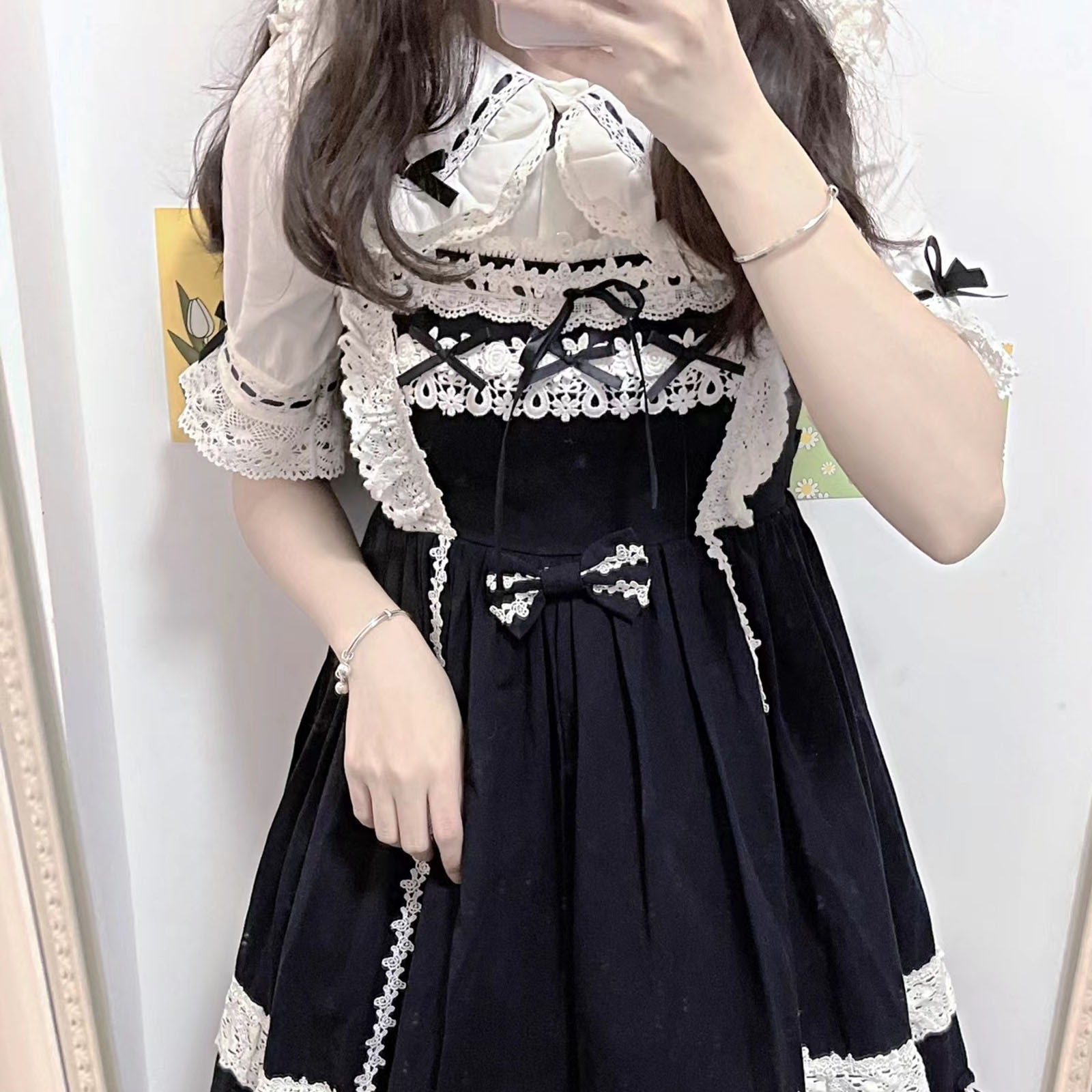 Japanese Lolita Style Lace Ruf - đánh giá và giá Winter Clothing Girls